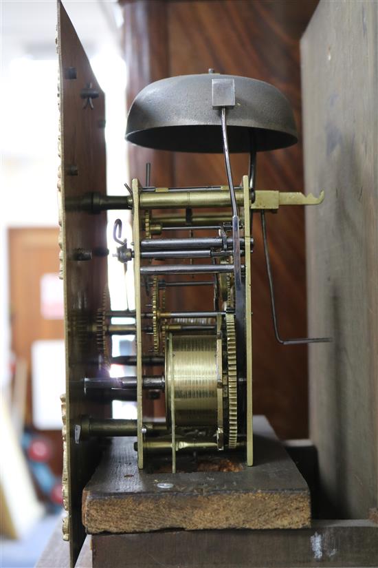 Thos. Reid of Edinburgh. A mahogany grandmother clock